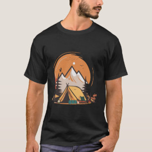sereniteit van het kampvuur t-shirt