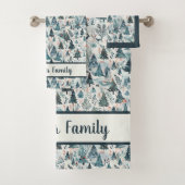 sereniteit van het winterbos bad handdoek (Insitu)