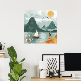 Sereniteit van het Zee Poster