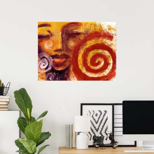 Sereniteit van Nathan Jalani Taylor Poster (Thuiskantoor)