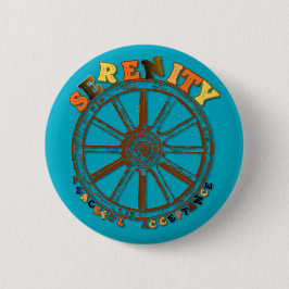 SERENITEIT - VREEDZAME ACCEPTATIE RONDE BUTTON 5,7 CM