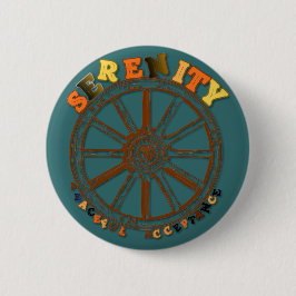 SERENITEIT - VREEDZAME ACCEPTATIE RONDE BUTTON 5,7 CM