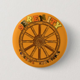 SERENITEIT - VREEDZAME ACCEPTATIE RONDE BUTTON 5,7 CM