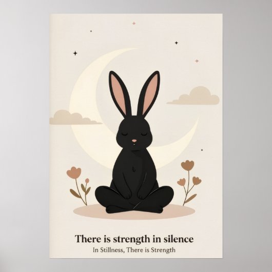 Sereniteit wandkunst poster (Voorkant)