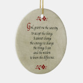 Serenitepicel/ stijl/dubbelzijdig keramisch ornament (Rechts)