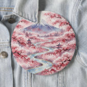 Serenity Among Cherry Blossoms Ronde Button 6,0 Cm (In situ)