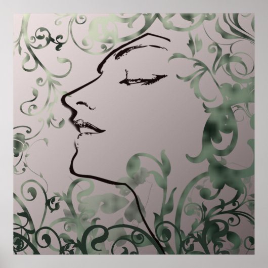 Serenity Art Deco Print (Voorkant)