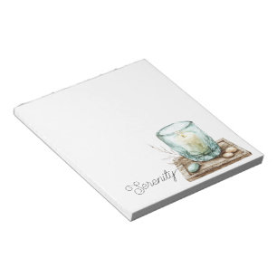 Serenity Beach Kaars Stenen Notitieblok