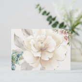 Serenity Blank Recept Kaart (Staand voorkant)