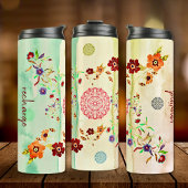 Serenity Blooms Waterverf Bliss Thermosbeker