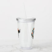 Serenity Blue Boerderijen Acryltumbler Acryl Drinkbeker (Links)