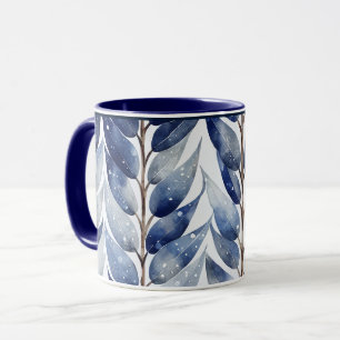 Serenity Blue Leaf Mok