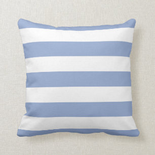 Serenity Blue & White Striped Kussen