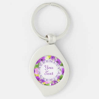 Serenity Bouquet Floral SwirlTemplate sleutelhange Sleutelhanger