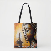 Serenity Buddha Canvas tas (Voorkant)