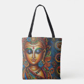Serenity Buddha Canvas tas (Achterkant)