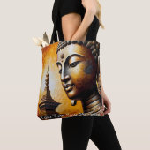 Serenity Buddha Canvas tas (Dichtbij)