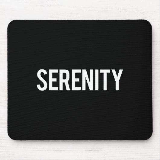 Serenity - Cool New Funny Name Fan Gift Tee  Muismat (Voorkant)