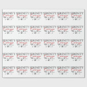 Serenity Courage Wisdom Cadeaupapier (Vlak)