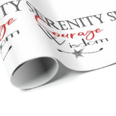 Serenity Courage Wisdom Cadeaupapier (Rol Hoek)