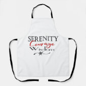 Serenity Courage Wisdom Schort (Voorkant)