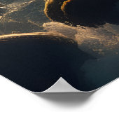 Serenity Dans van Aqua Poster (Hoek)