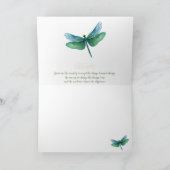 Serenity Dragonfly Bedankkaart (Binnen)