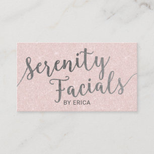 Serenity Facials Skincare Salon Spa Esthetician #2 Visitekaartje