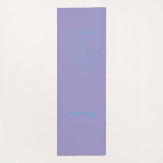 Serenity Flow – Custom Yoga Mat  (Achterkant)