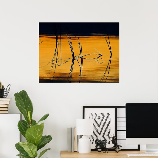 Serenity Framed Print (Thuiskantoor)