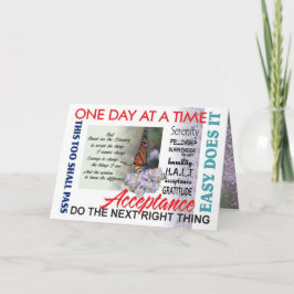 Serenity gebed en inspiratiekaart kaart