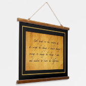 Serenity gebed hangend wandkleed (Gebogen)