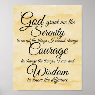 Serenity Gebed poster