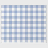 Serenity Gingham Wrapping Paper Cadeaupapier (Vlak)