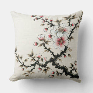 Serenity in Bloom – Cherry Blossom Branch Kussen