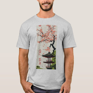 Serenity in Bloom : Jardin japonais T-shirt design