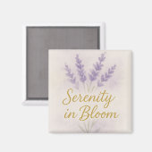 Serenity in Bloom — Magnet (Recto/Verso)