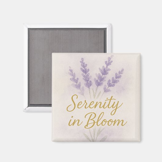 Serenity in Bloom — Magnet (Recto/Verso)