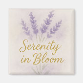 Serenity in Bloom — Magnet  Magneet (Voorkant)