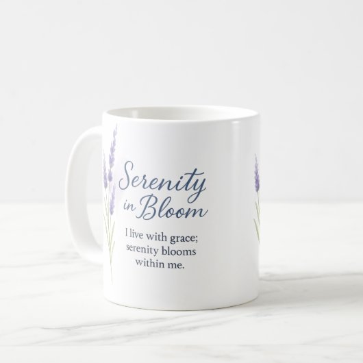 Serenity in Bloom — Mug (Devant gauche)