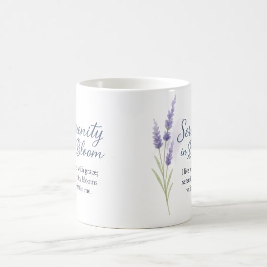 Serenity in Bloom — Mug (Centre)