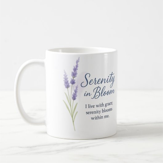 Serenity in Bloom — Mug (Gauche)