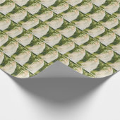 Serenity in Ivory: A Bride in a garden Cadeaupapier (Hoek)