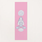 Serenity in Motion - Mandala Meditatie Kunst Yogamat (Voorkant)