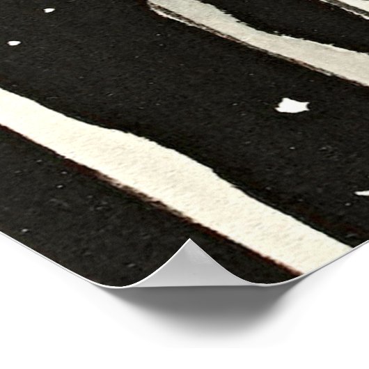 Serenity In Snow beroemd gemaakt door Heron Ohara  Poster (Hoek)