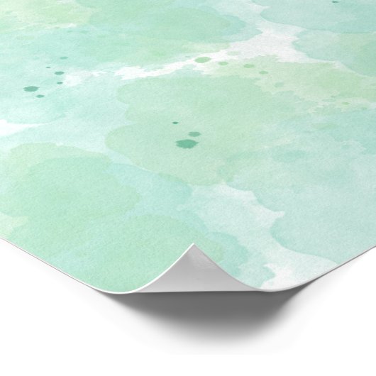 Serenity in Strokes muur kunst poster (Hoek)