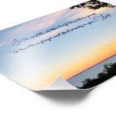 Serenity Inspirational Sunset Photographie (Coin)