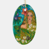 Serenity kerstversiering keramisch ornament (Rechts)