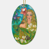 Serenity kerstversiering keramisch ornament (Links)