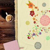 Serenity Mandalas Waterverf Bliss Fleece Deken